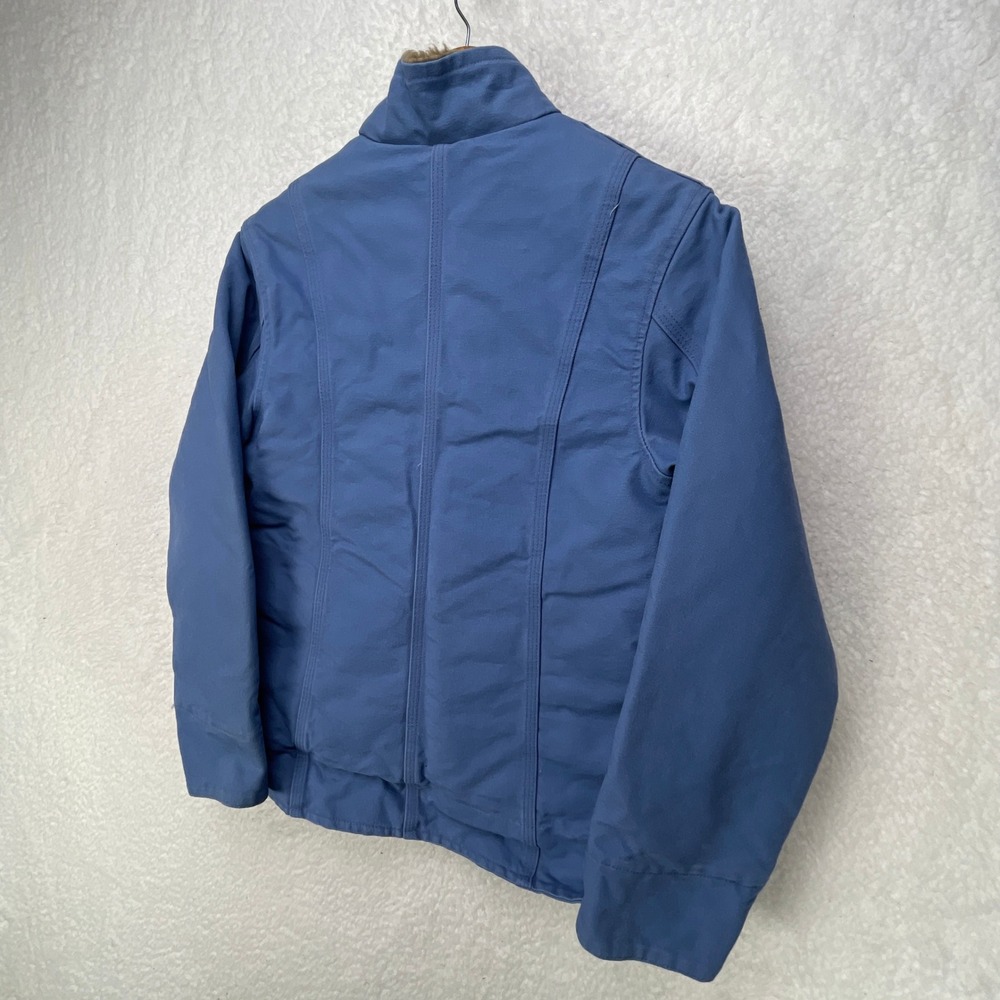 Carhartt‎ Jacket Sherpa Lined Womens Medium WJ022 FHB French Blue NWT - Picture 14 of 16